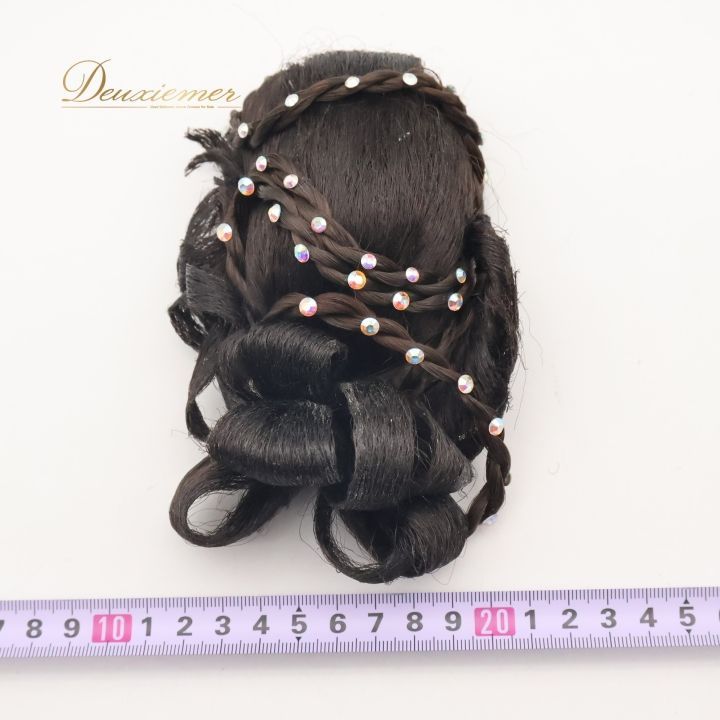 社交ダンス　【多美咲】シニオン　髪飾り　つけ毛　ヘアアクセサリー 多美咲 社交ダンス ヘアー ダンスヘア DanceHair ＜ 多美咲
