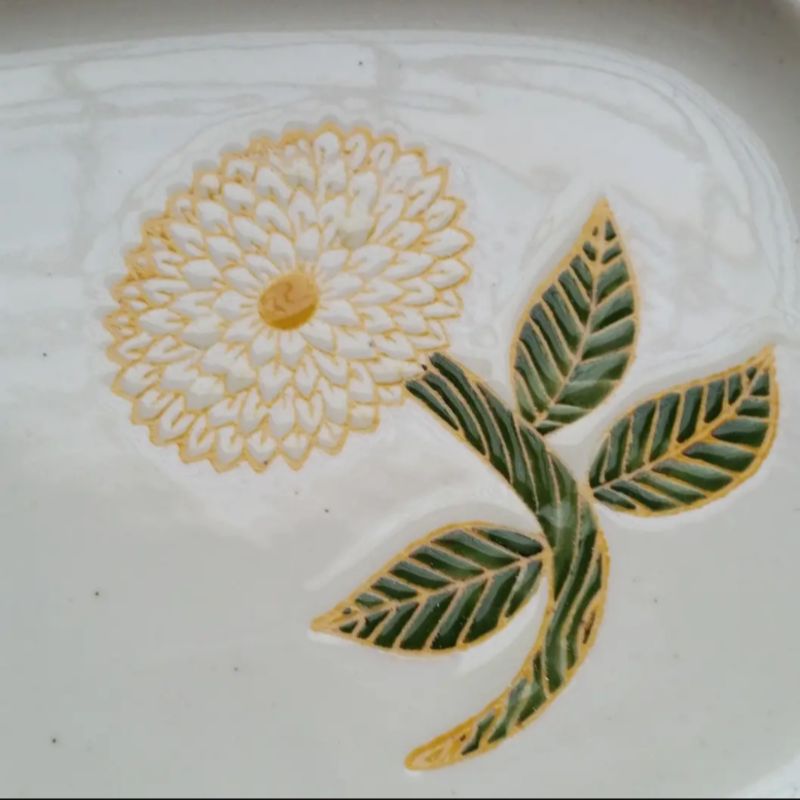 新品 波佐見焼 ダリア 角プレート イエロー 皿 角皿 - メルカリ