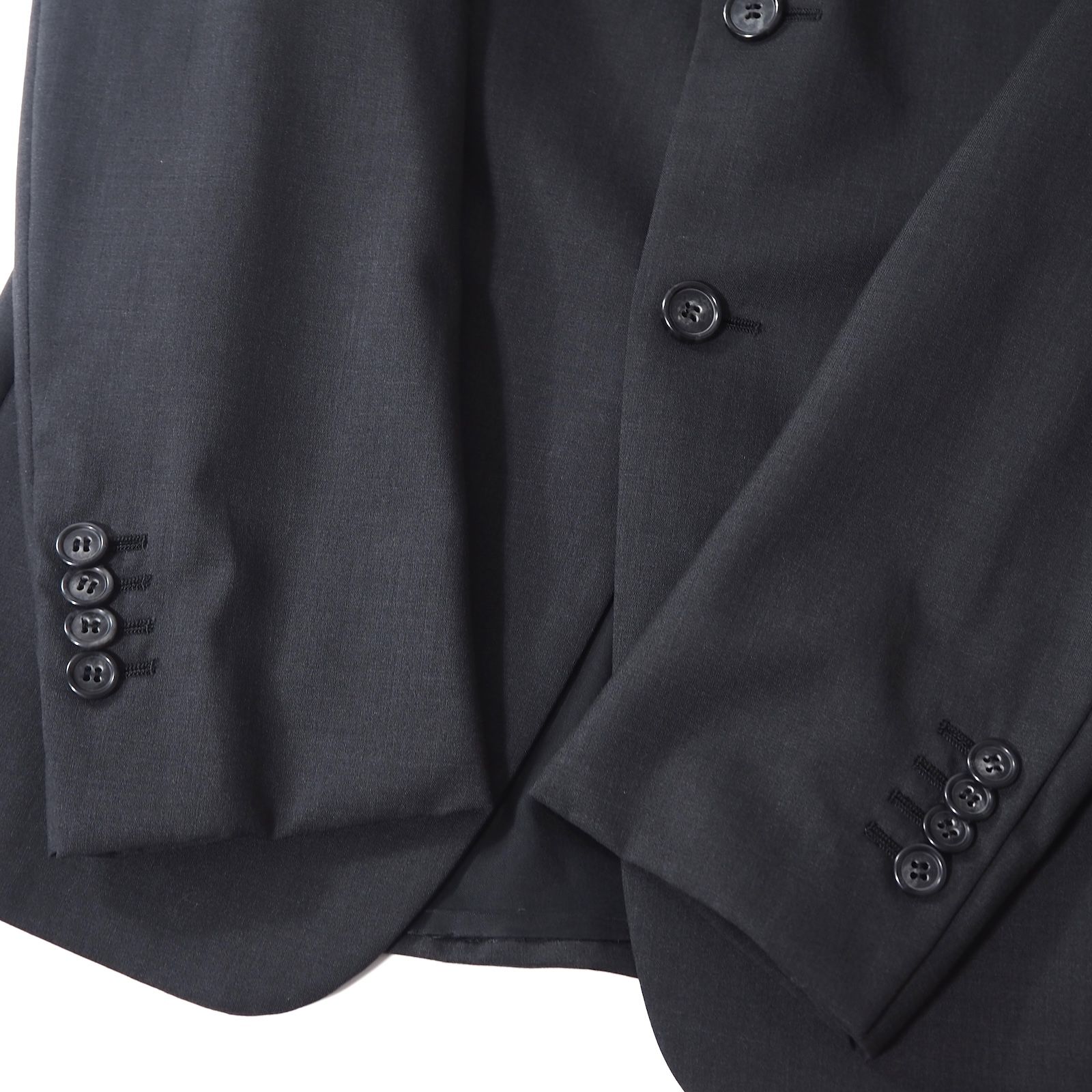 PRADA スーツ☆くーちゃん専用☆ △美品 プラダ PRADA 黒タグ ウール スーツ セットアップ 46