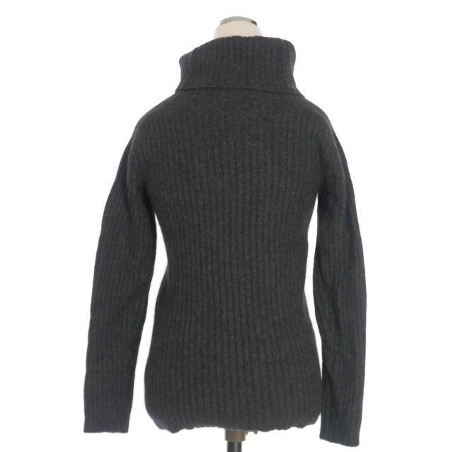 ヨウジヤマモト ニット  タートルネック yohji yamamoto - SIDE STRING DETAIL TURTLENECK （GRAY