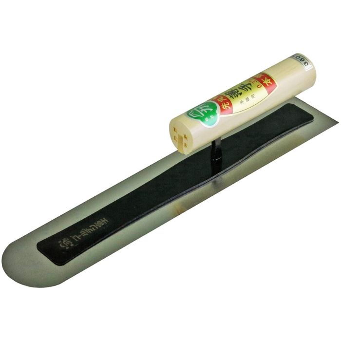【新品・5営業日で発送】東京西勘(Tokyo Nishikan) GF 先丸極薄土間鏝 スリム 本焼 360mm 0.3mm