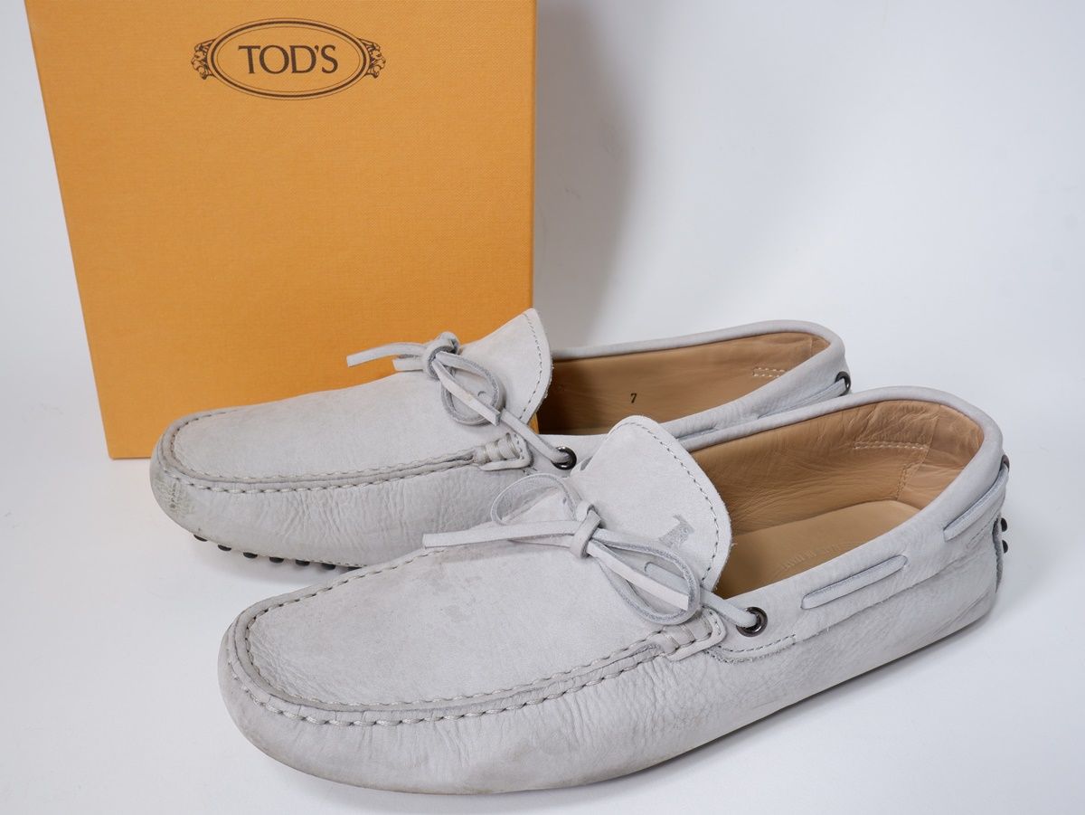 TOD'S ドライビングシューズ 35½— エナメル 美品 トッズ 35