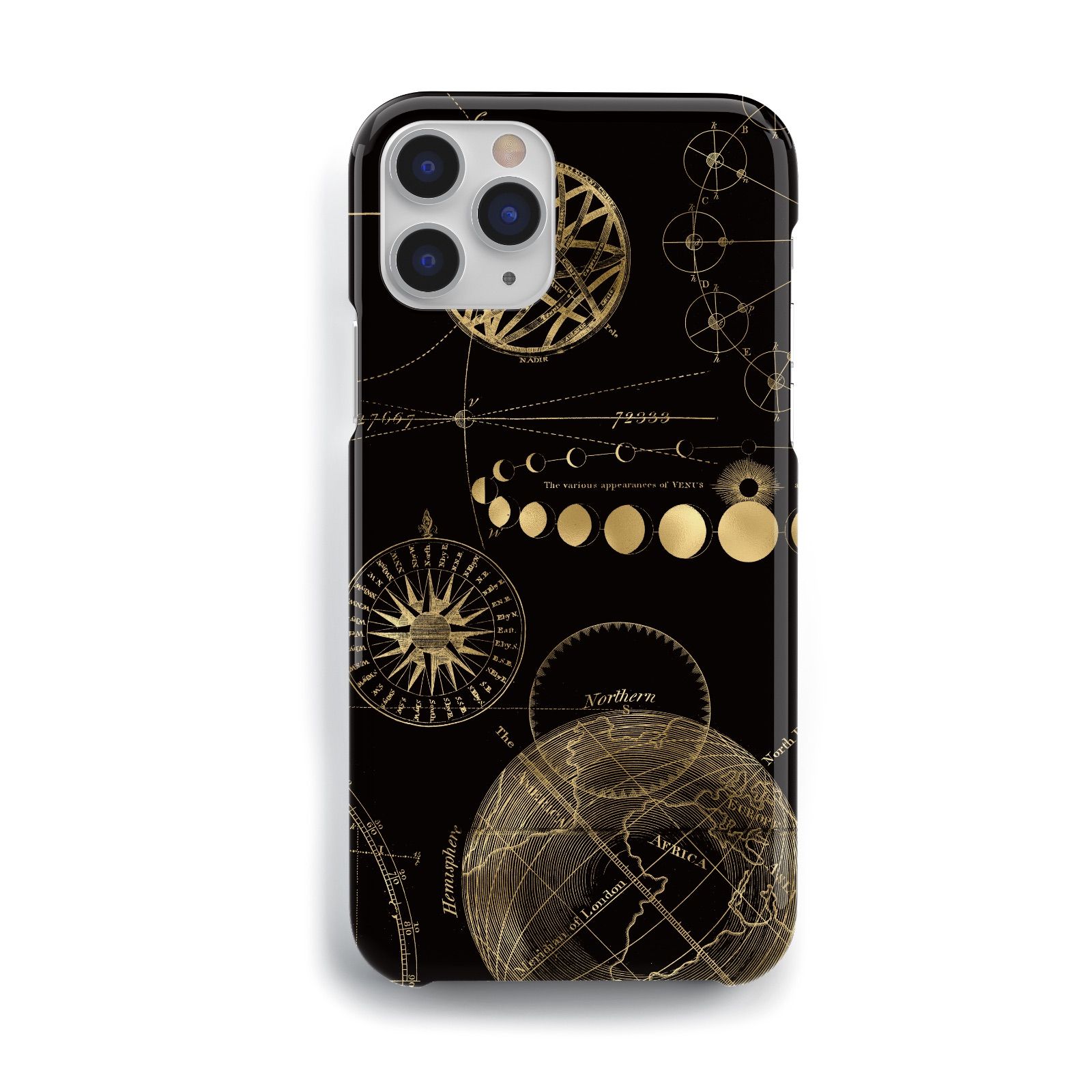 星の科学 スマホケース iPhoneケース 月 星座 惑星 星 ビンテージ