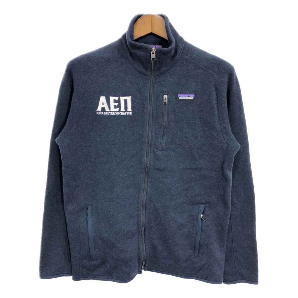 patagonia パタゴニア ベターセーター フリースジャケット アウトドア ネイビー (メンズ M) 中古 古着 S1549