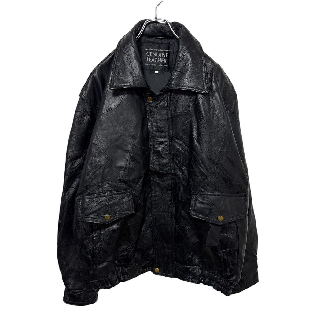 GENUINE LEATHER】 パッチワークレザージャケット S-2957 - メルカリ