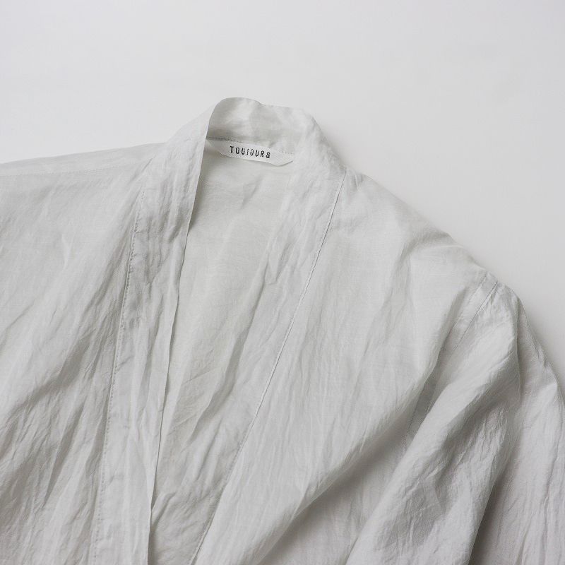 2021年 トゥジュー TOUJOURS Kediya Robe コットンシルク ケディヤ