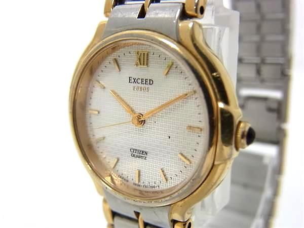 シチズン　時計 □美品□ CITIZEN シチズン EXCEED 5636-F61273 SS 生活防水