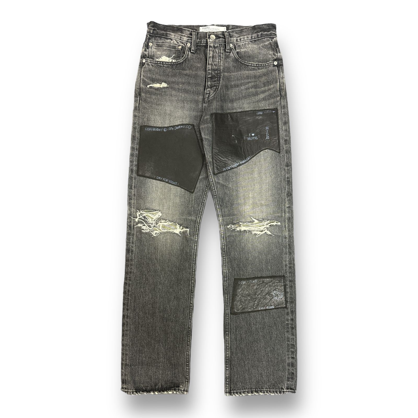 定価90200円 DAIRIKU 22SS D-6 Painted & Leather Patch 