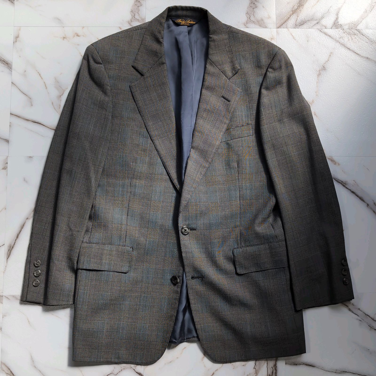 BROOKS BROTHERS ブルックスブラザーズ/スーツセットアップ/37S/W31/メンズアウター/SAランク/09 ブルックスブラザーズ スーツ ブルックスクール 38 M 背抜き
