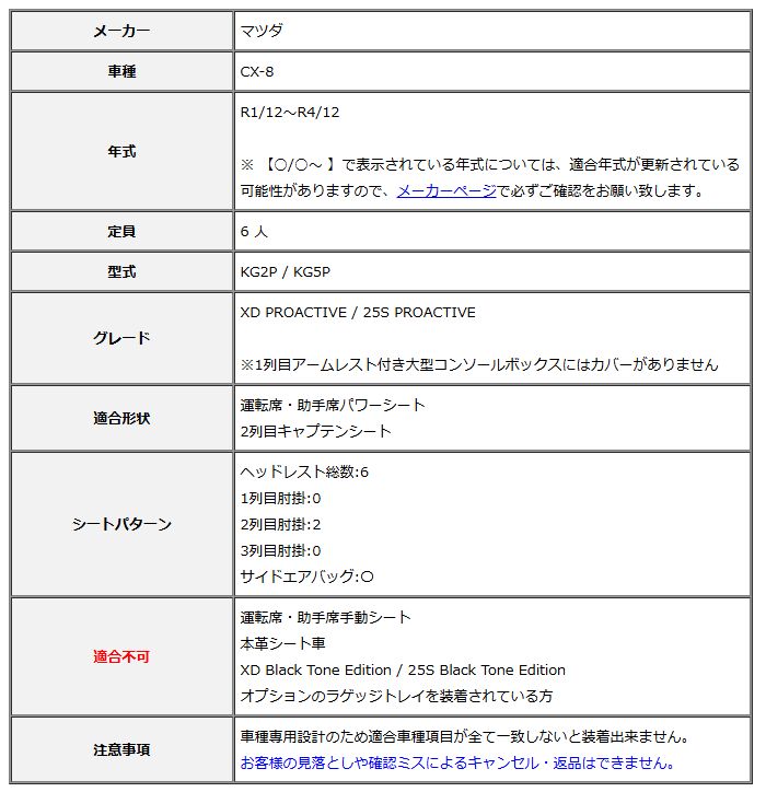 Clazzio クラッツィオ シートカバー ストリームステッチ CX-8 KG2P KG5P R1 12~R4 12 EZ-7044