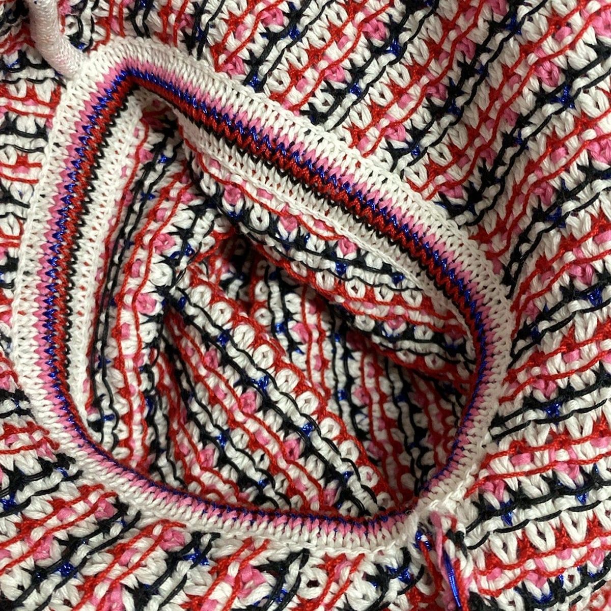 CHANEL シャネル ジャケット サイズ34 S レディース - P56597 ピンク×白×マルチ ツイード 春 秋 2017年 コットン コットン SIROKUMA-CORPORATION_COM