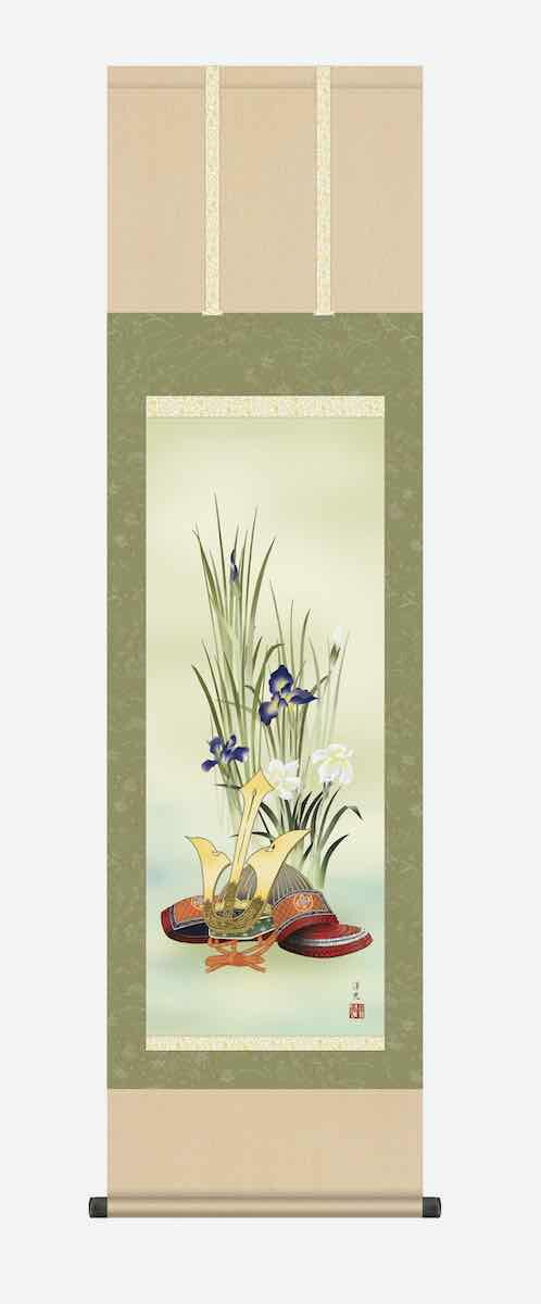 美品 掛け軸 宝林寺 福本積応作「海月澄無影」共箱