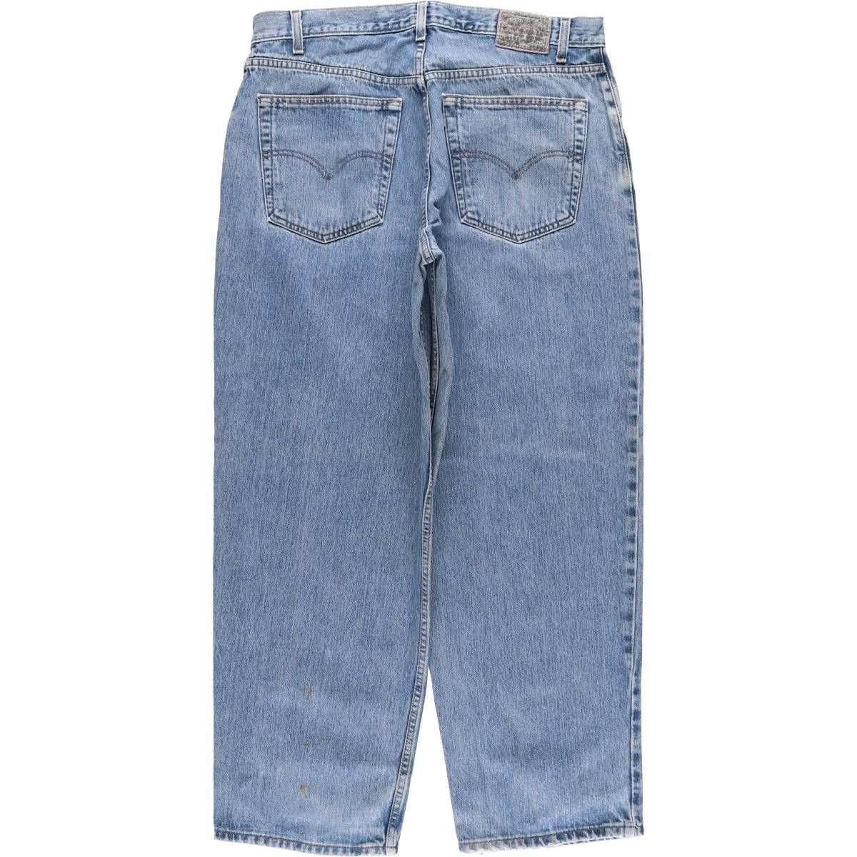 【新年大処分特価】 古着 リーバイス Levi s SILVER TAB シルバータブ BAGGY バギー テーパードデニムパンツ メンズw36相当 evb031821