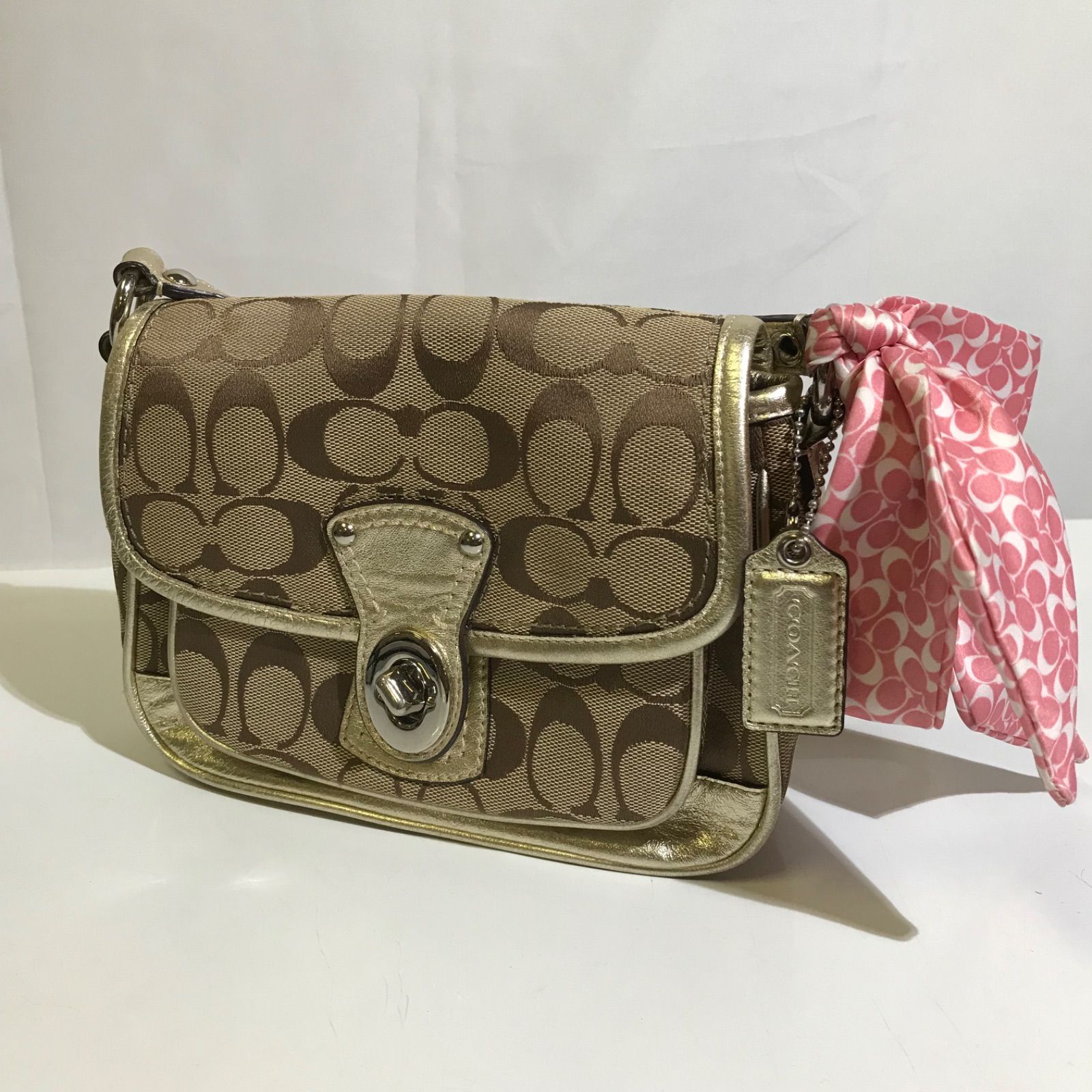 COACH コーチ ショルダーバッグ シグネチャー トートバッグ 斜めがけ 