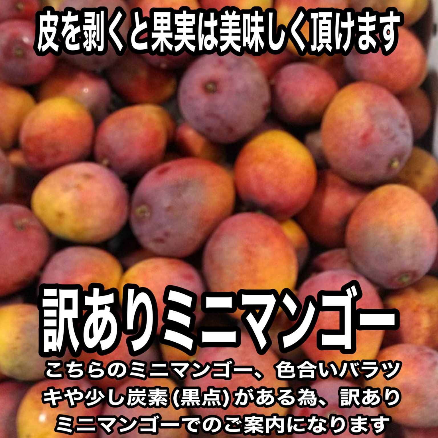 沖縄産訳ありミニマンゴー(2kg)クール発送 - メルカリ