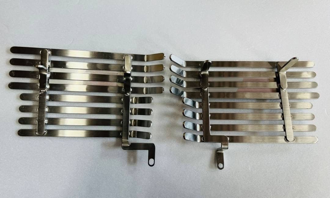 REDSTAGE ホーク250 オリジナル エンジン フィンカバー 鏡面ステンレス