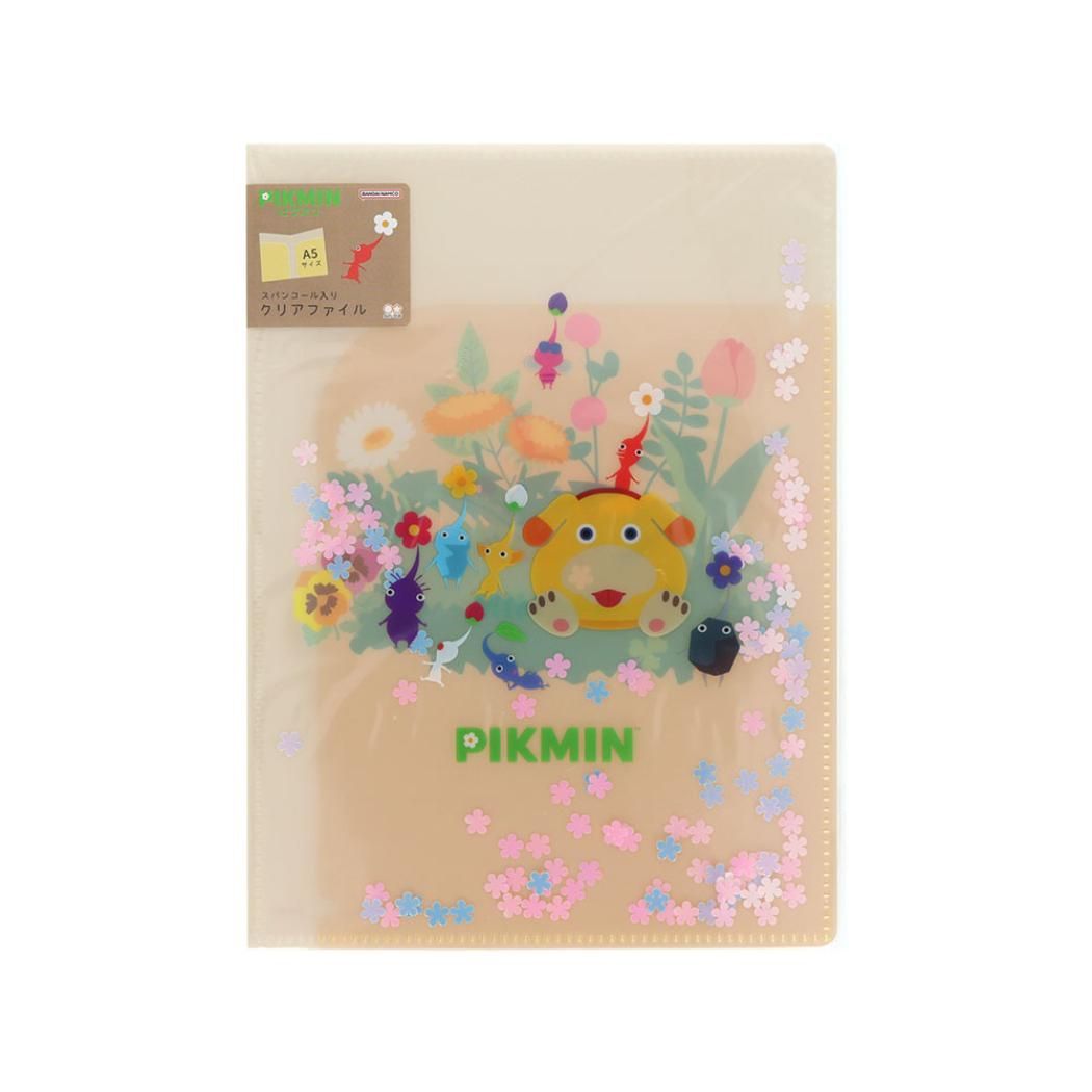メール便】ピクミン A5クリアファイル スパンコール入クリア