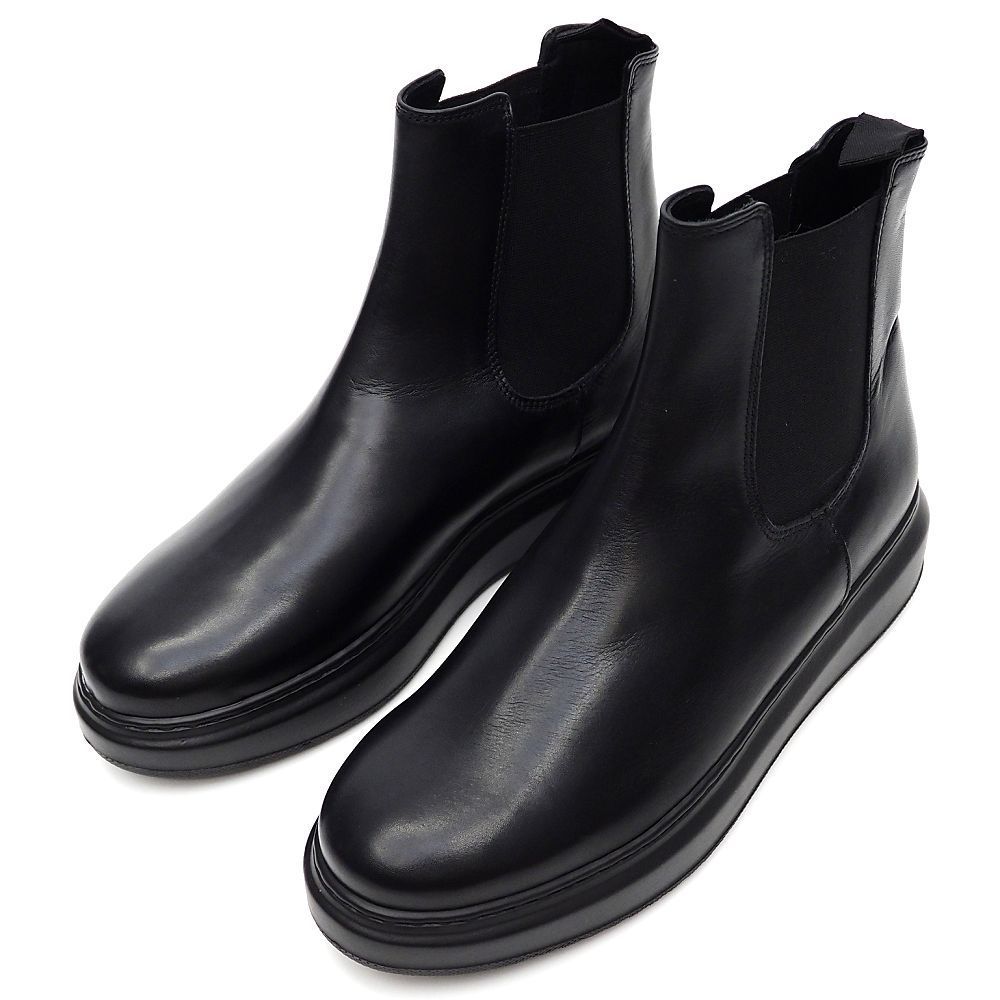 ESTNATION × CORSO ROMA 9 サイドゴア レザーブーツ サイズ 40 ブラック エストネーション メンズ 5L|H06123|KUG26|