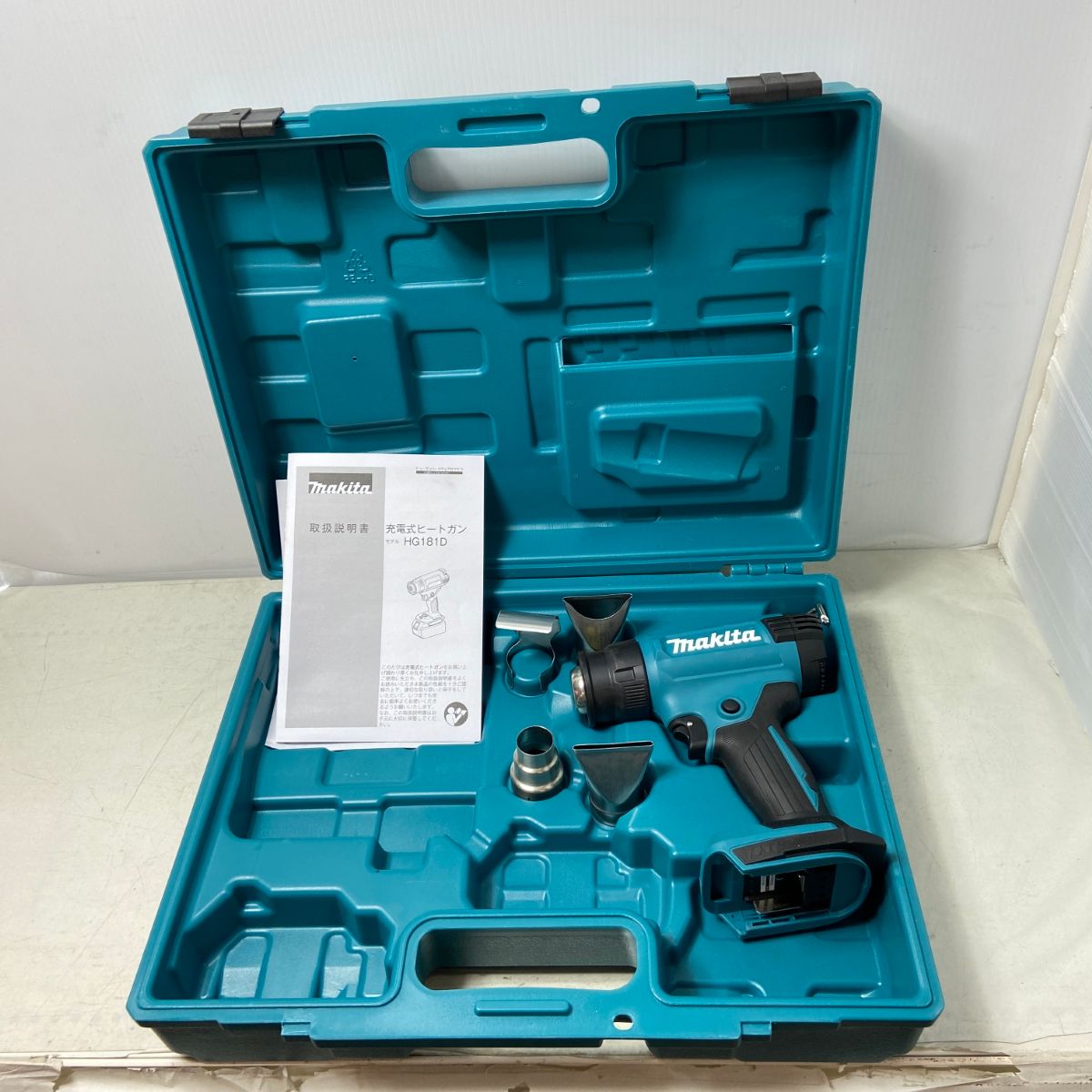 ΦΦMAKITA マキタ 18V 充電式ヒートガン アタッチメント4つ付き HG181D ブルー