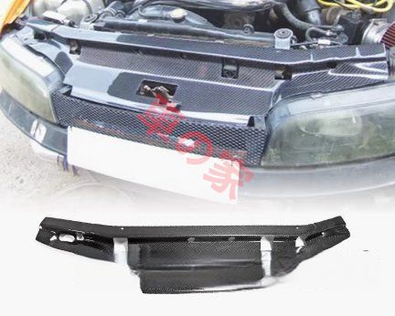 日産R33 GTS Defend カーボン製フロントバンパー ラジエーターシートヒートシールド クーリングプレート