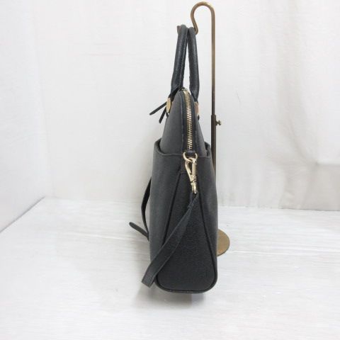 【美品】UNITED ARROWS 2way バッグ　黒 ユナイテッドアローズ UNITED ARROWS 2WAY ショルダー ハンド