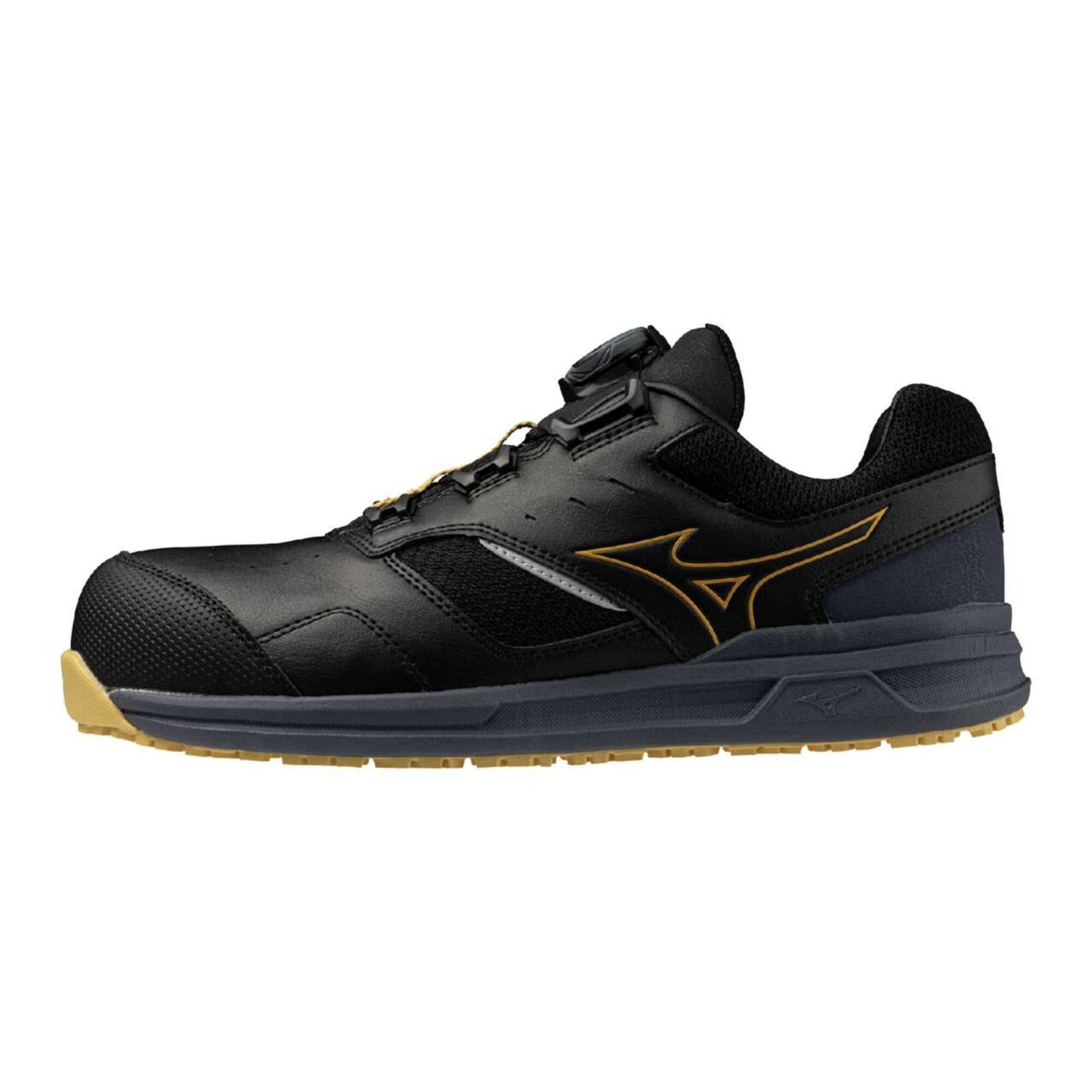 MIZUNO LSII51L WIDE F1GA241509 ブラック×ゴールド ミズノ 安全