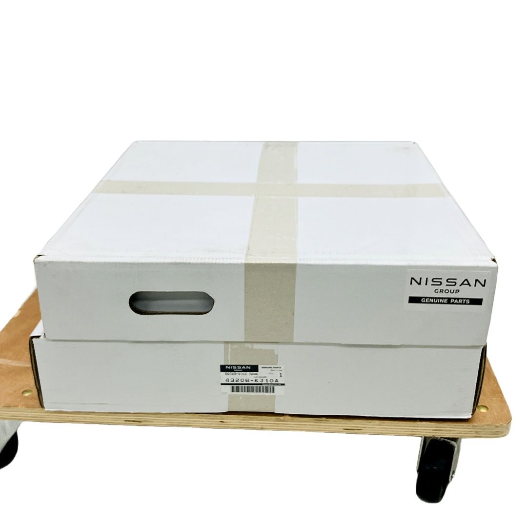 NISSAN 43206-KJ10A リアブレーキディスクローター 2枚セット 自動車 ニッサン 開封品 C10401590
