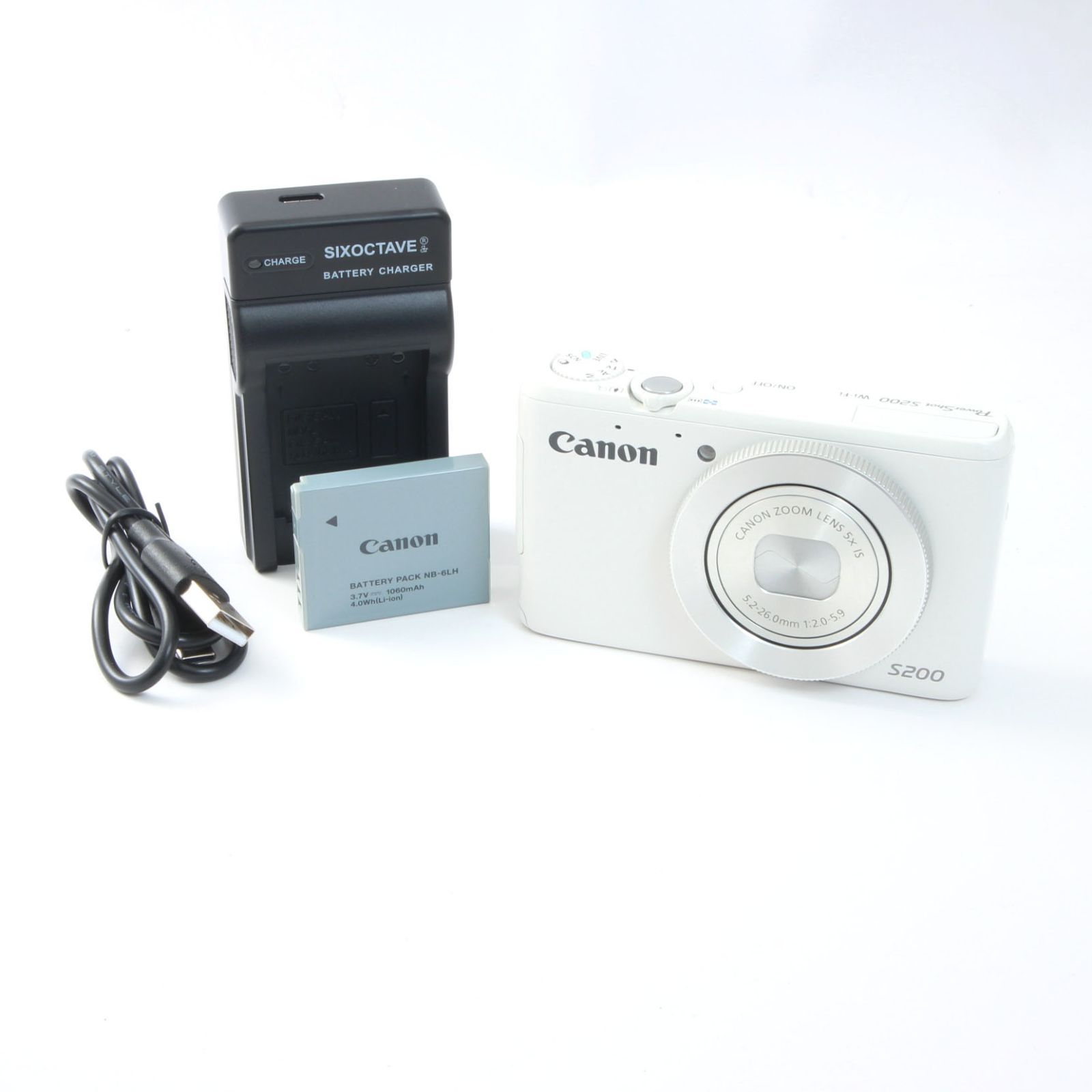Canon S200 キヤノン コンパクトデジタルカメラ ブラック (f13562 