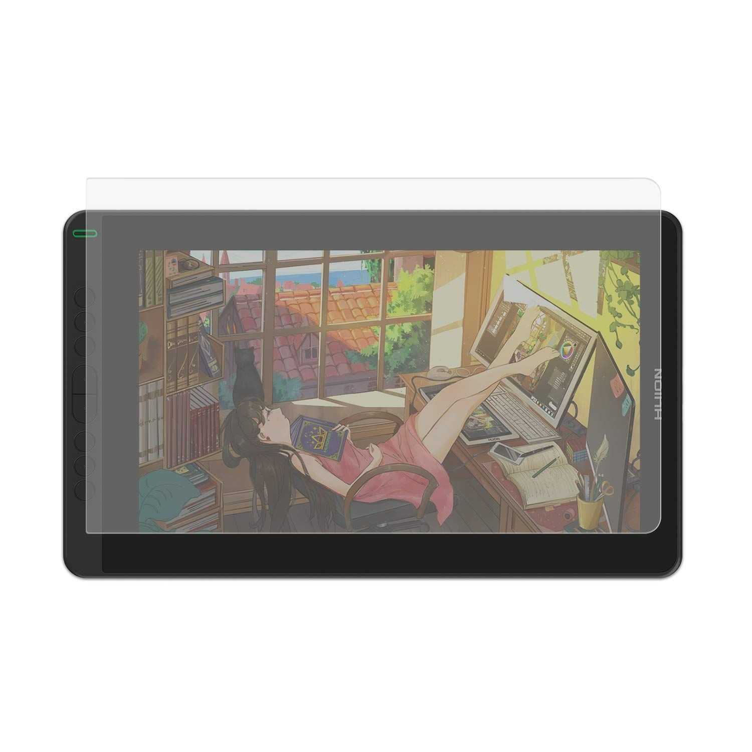 新着商品 HUION 液タブ フィルム 光などの正反射を制御し防眩性を持たせるAGフィルム 13.3インチ