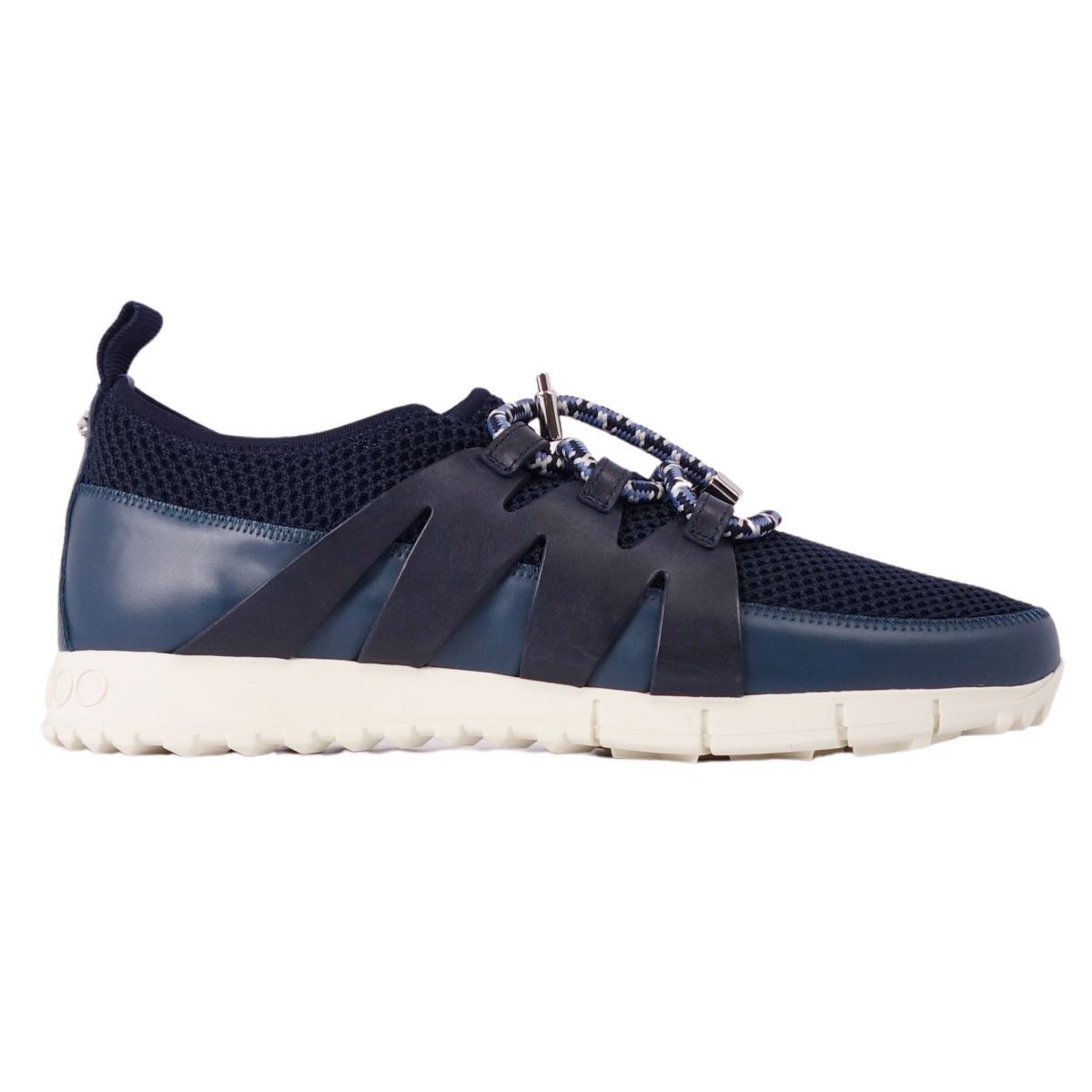 未使用 ジミーチュウ JIMMY CHOO スニーカー ローカット メッシュ レ