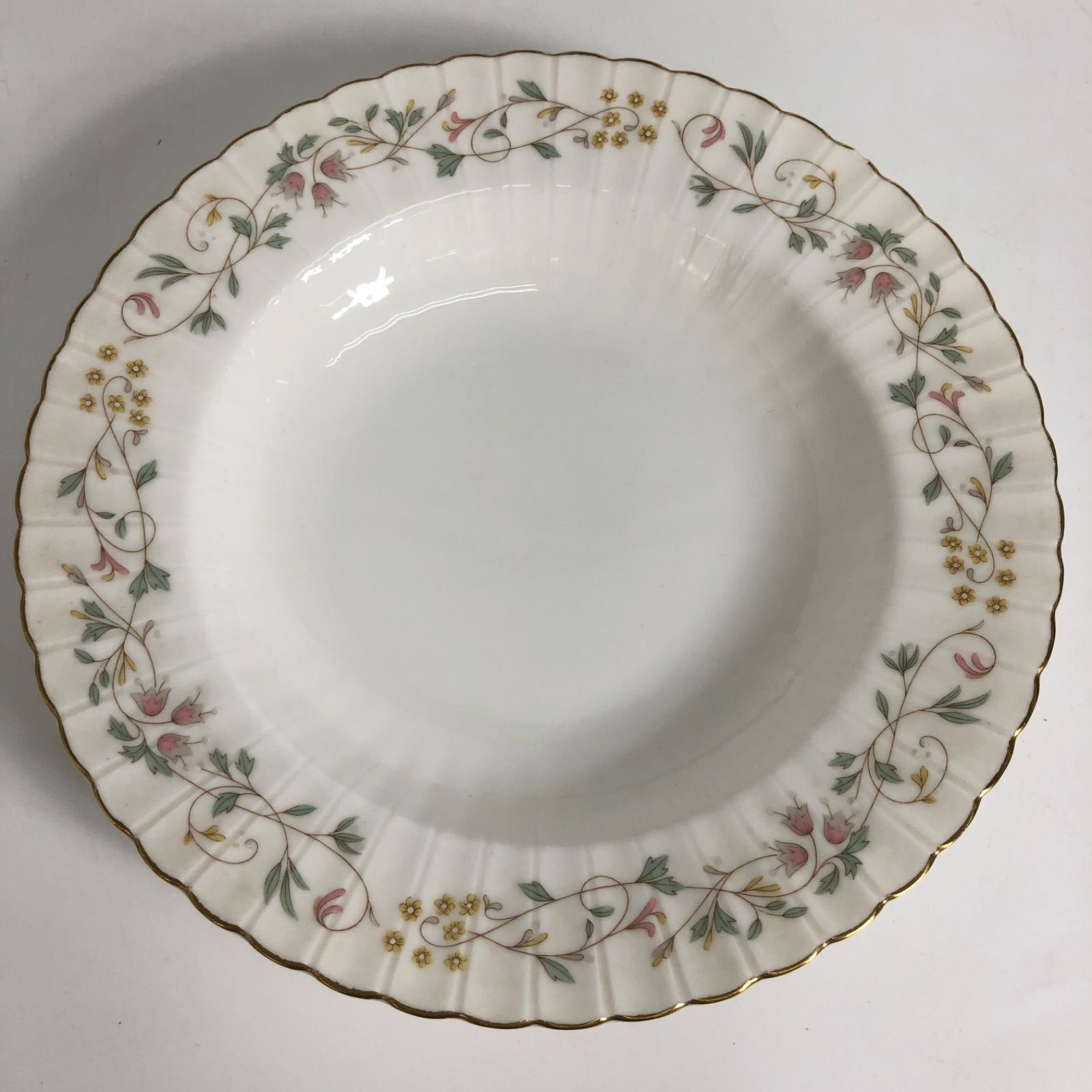 NARUMI ナルミ 洋食器 5枚セット Fine Ivory China プレート 約23cm 花