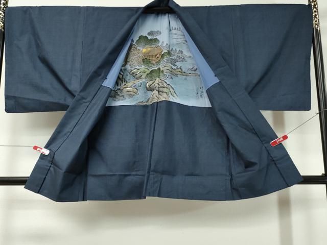 平和屋着物●男性　本場大島紬　アンサンブル　亀甲絣　正絹　逸品　AABD0712fy 平和屋着物男性 本場大島紬 アンサンブル 亀甲絣 正絹 逸品 AABD0712fy