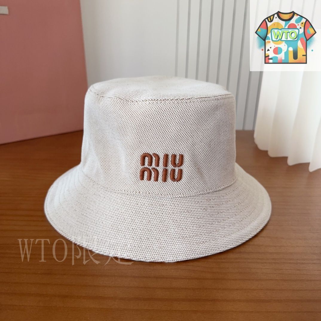 MIUMIU ギャバジン フィッシャーマン ハット ミウミウ（MIUMIU）】リゾート風 フィッシャーマンキャップ03