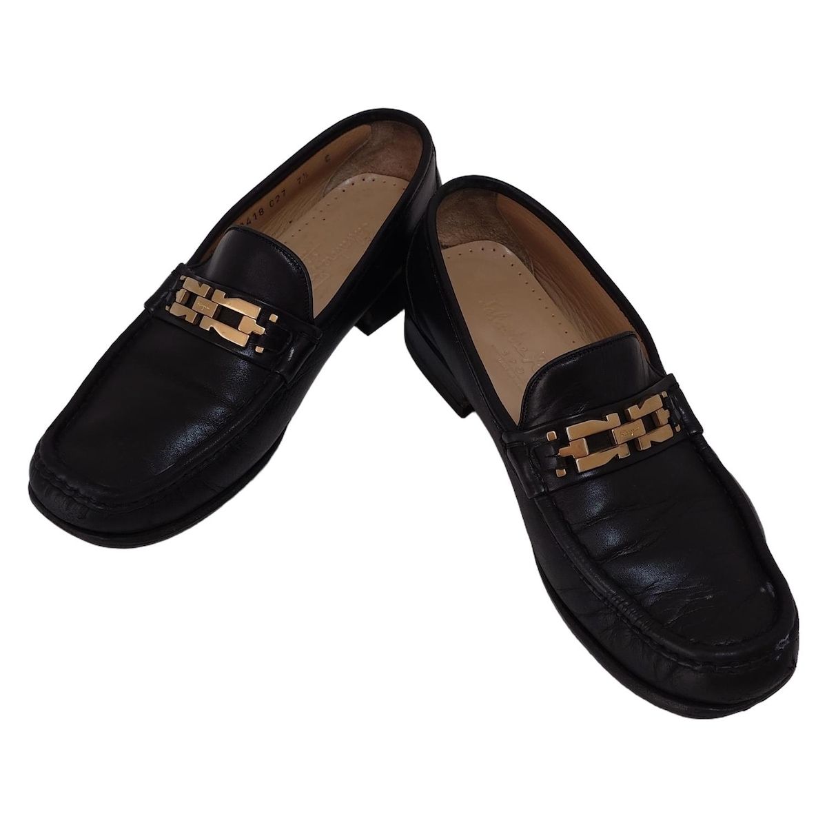 名東】【FERRAGAMO】フェラガモ ローファー DONNY 8 1/2EEE