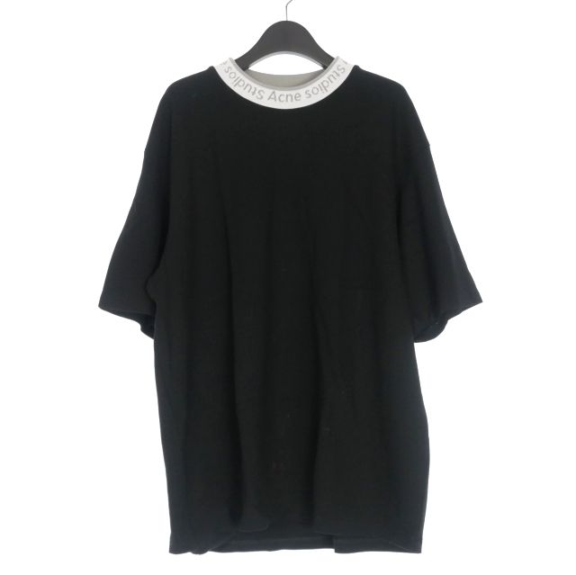 Acne Studios Tシャツ・カットソー 黒 0391125J0037 Acne Studios アクネ ストゥディオズ 20SS スタンダードオー