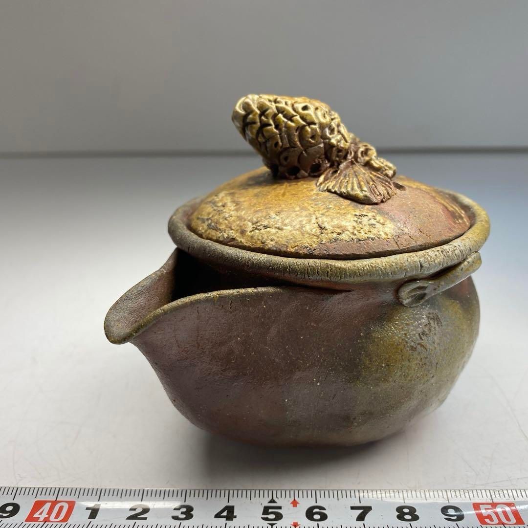 備前在銘 宝瓶 横幅約11㎝ 東Y6-0329 トヒト