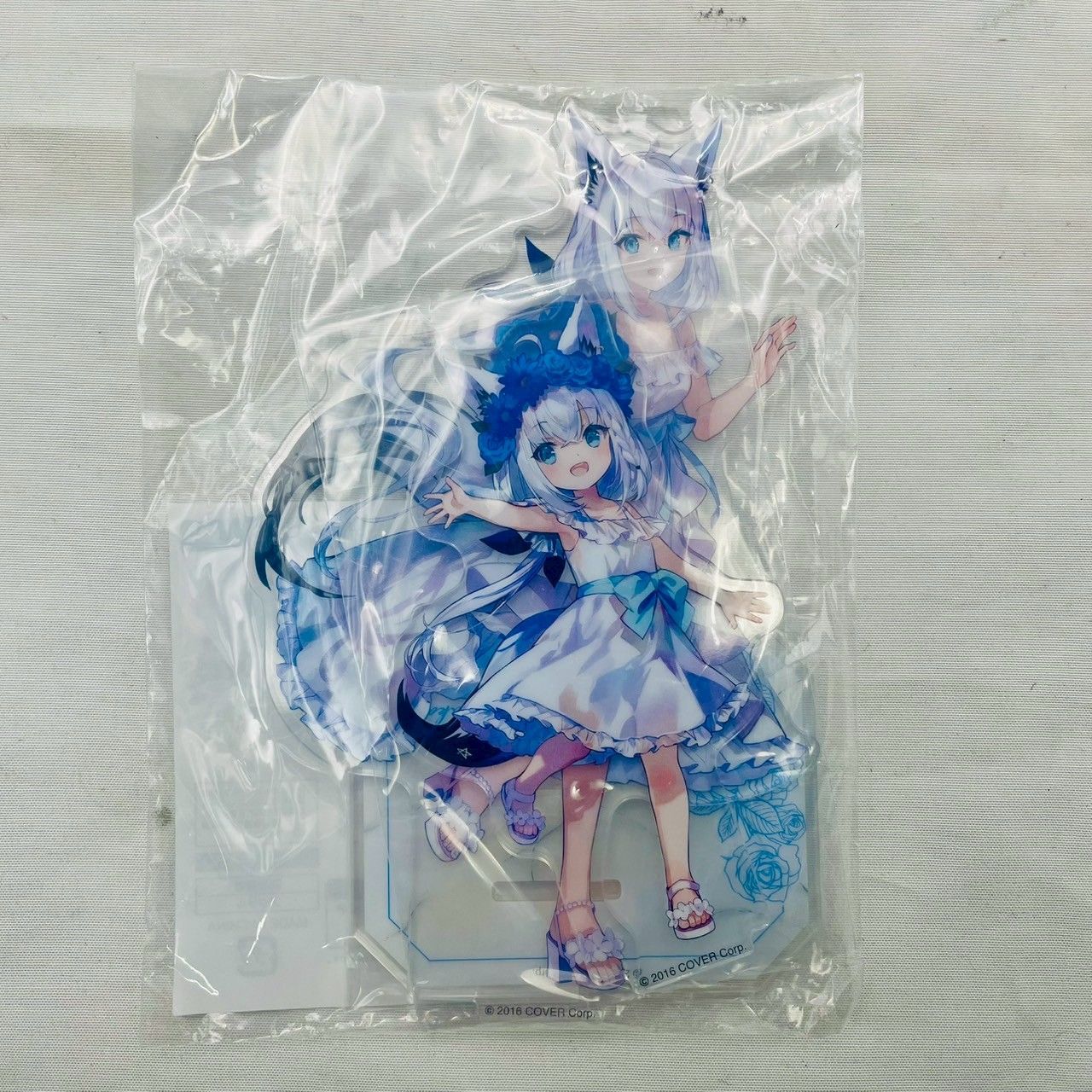 白上フブキ　大神ミオ　アクリルスタンド 2点セット 白上フブキ 、大神ミオアクリルスタンド 2個セット