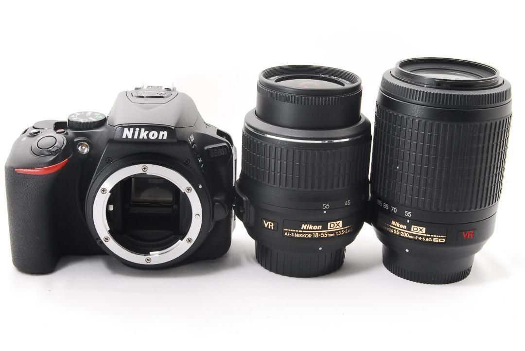  Nikon D 5600 一眼レフ カメラ スマホ転送 ニコン 204ｋ5216 デジタル一眼レフ デジタルカメラ