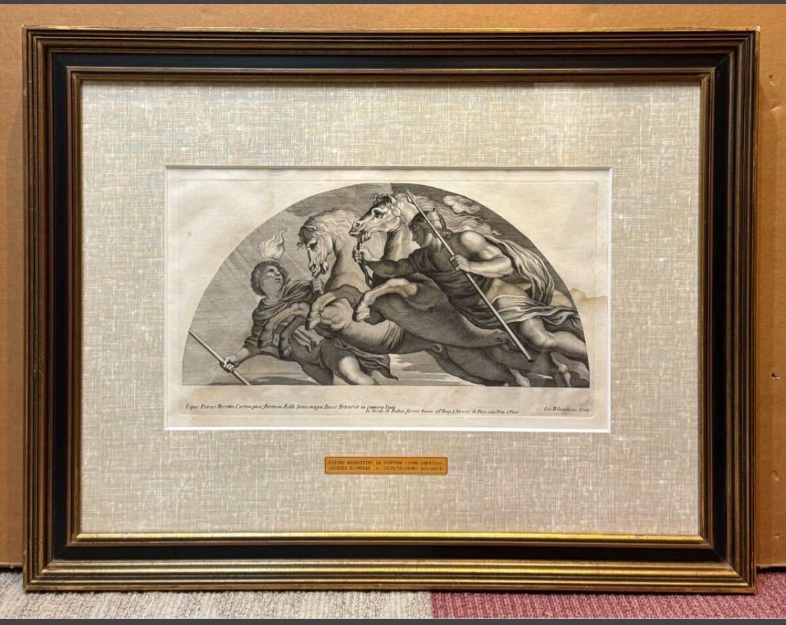 ピエトロ ダ コルトーナ Pietro da Cortona 木星 ジュピター の間 銅版画 共箱 PIETRO BERRETTINI IMPECCABLEHEALTHCARESERVICES_COM