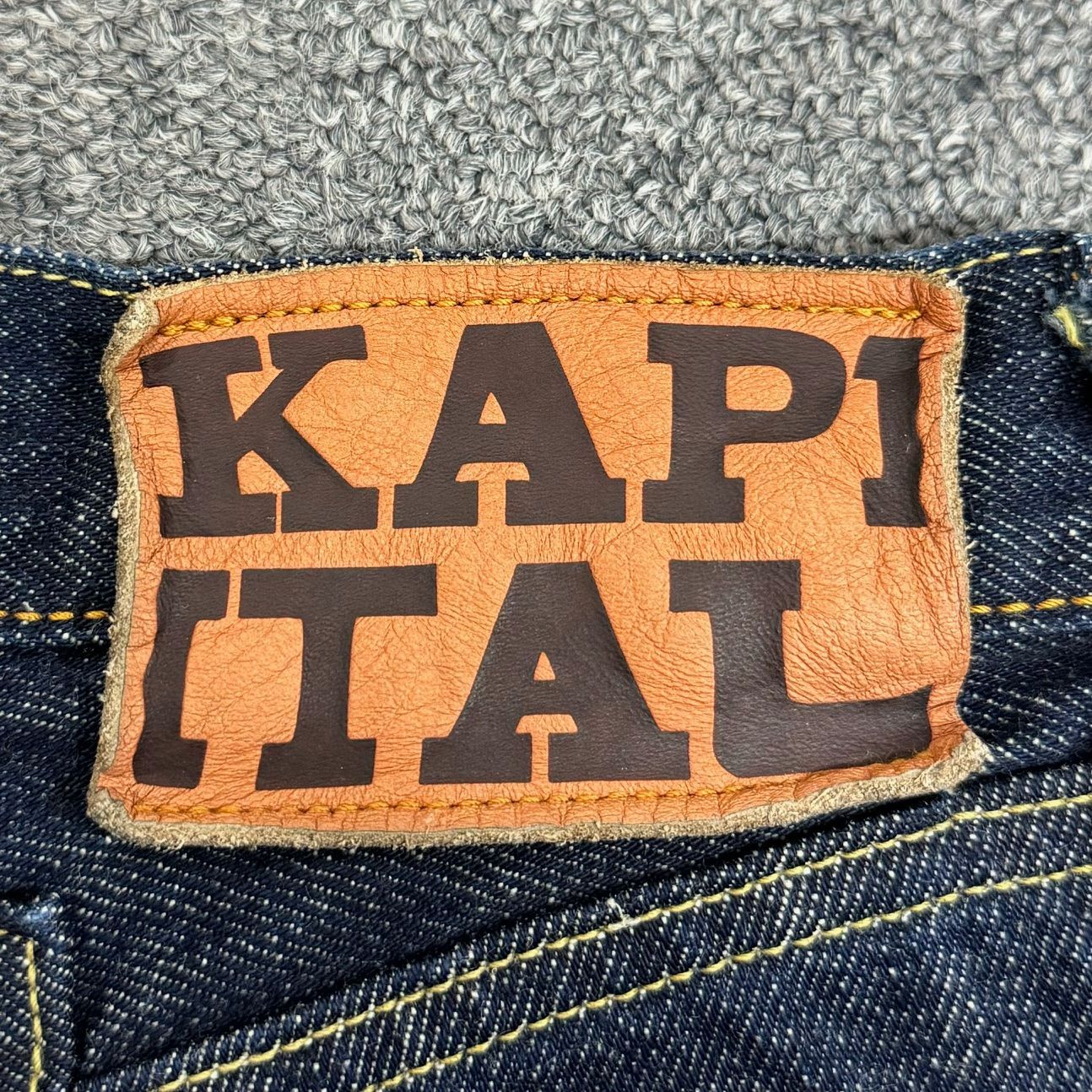 KAPITAL size30 メキシカン タキシード ボーン刺繍 5P パンツ KAPITAL キャピタル チノ メキシカンタキシード 5P OKAGILLY - SE7EN