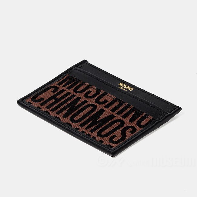 新品未使用】 MOSCHINO モスキーノ 名刺入れ カードケース MONOGRAM