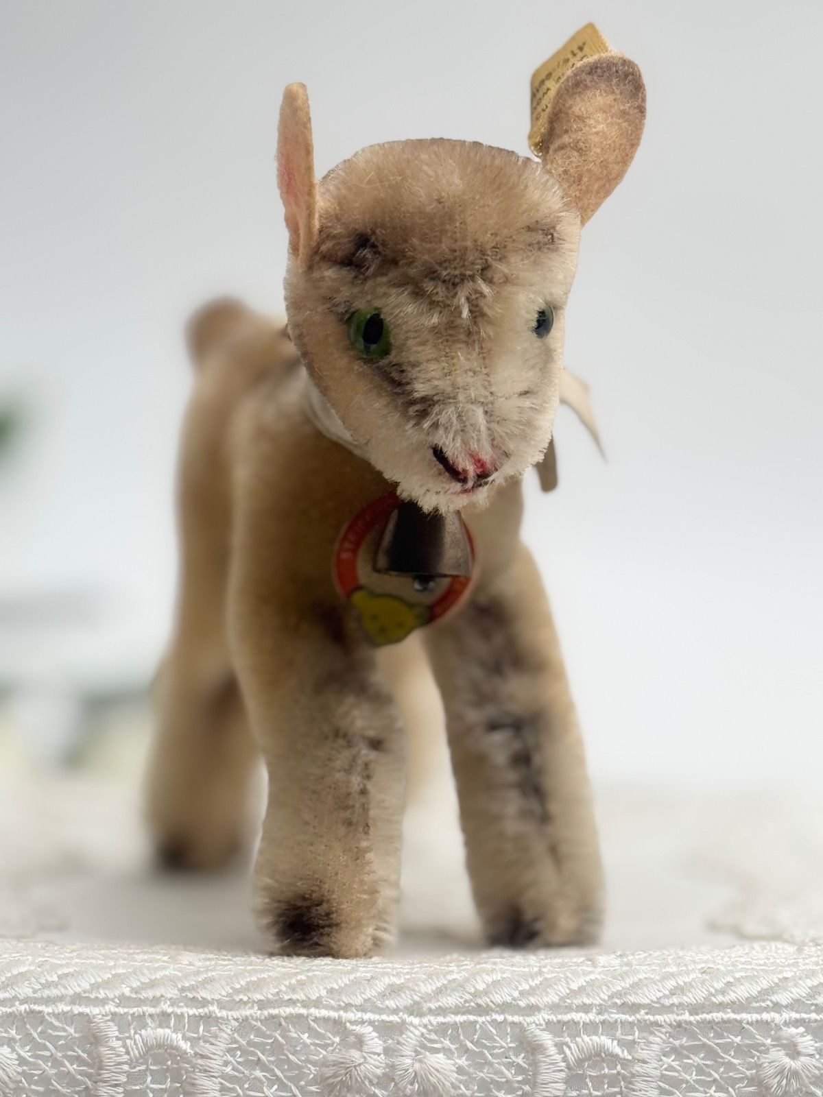 ブランド品専門の 送料無料☆シュタイフ☆Zicky オールID's完品/初期 10cm Goat ぬいぐるみ