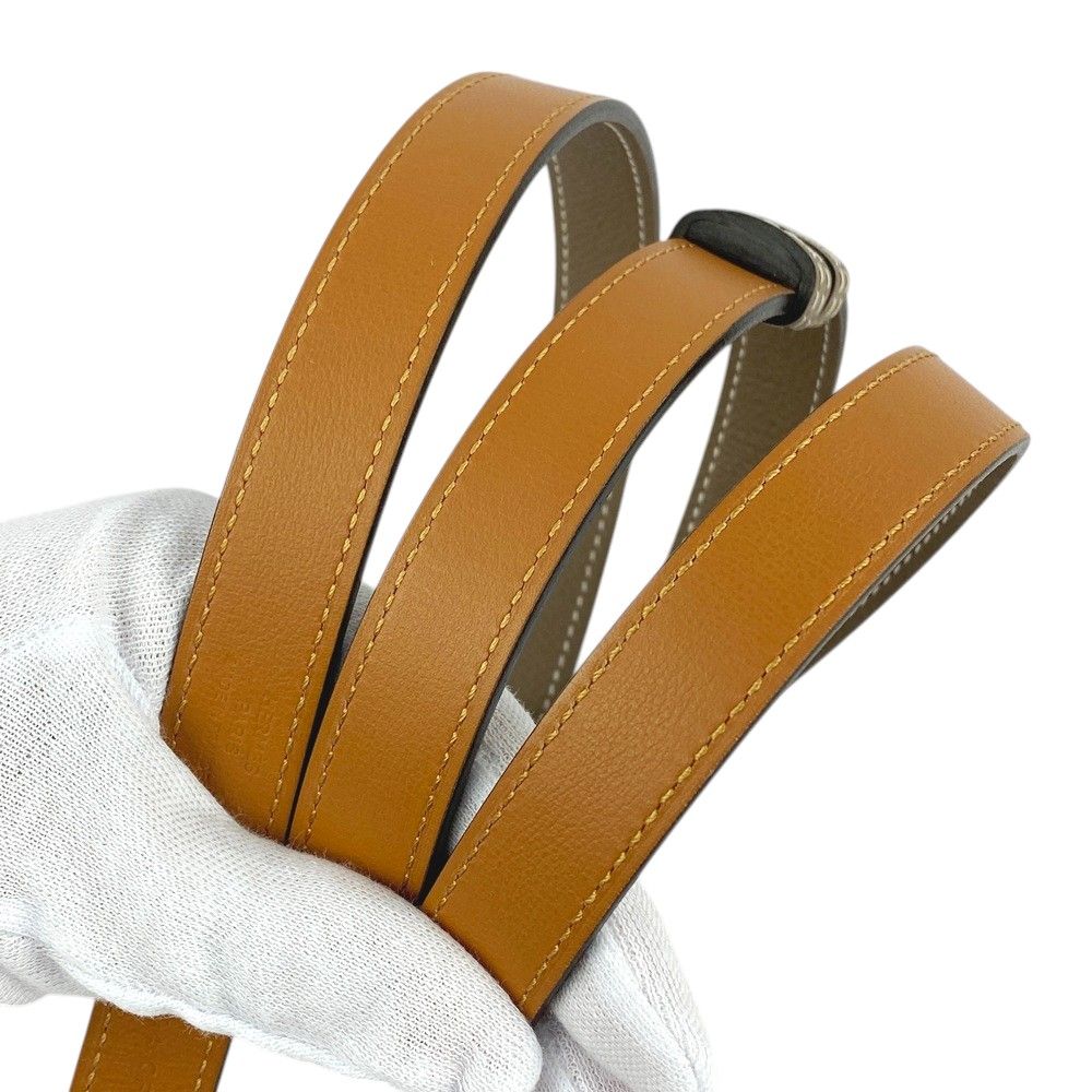 【HERMES】ケリーベルト/ノワール/シルバー金具 HERMES - 【新品未使用】エルメス ケリーベルト ノワール