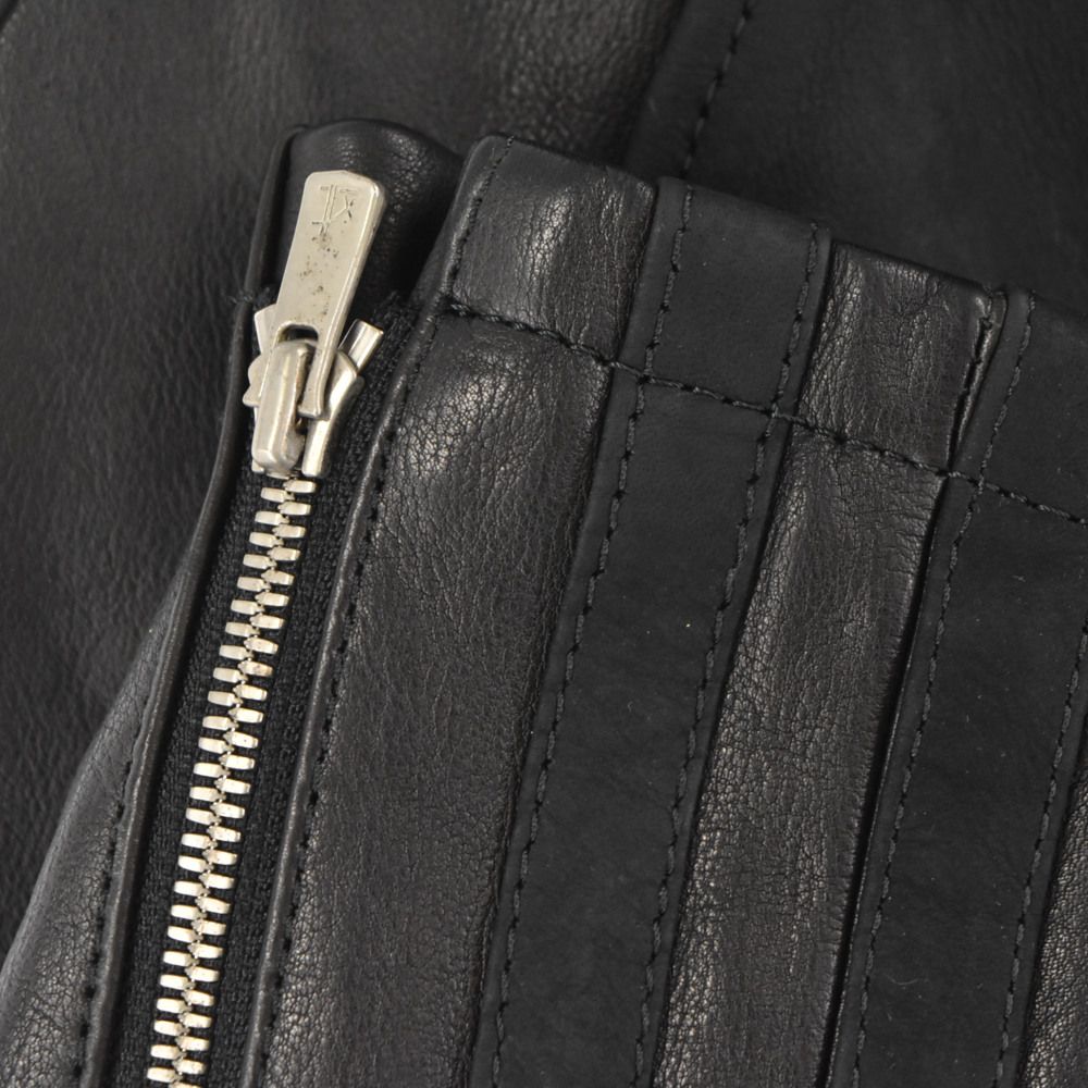 NO ID. (ノーアイディ) 21AW カウレザートラックBLZ レザージャケット 