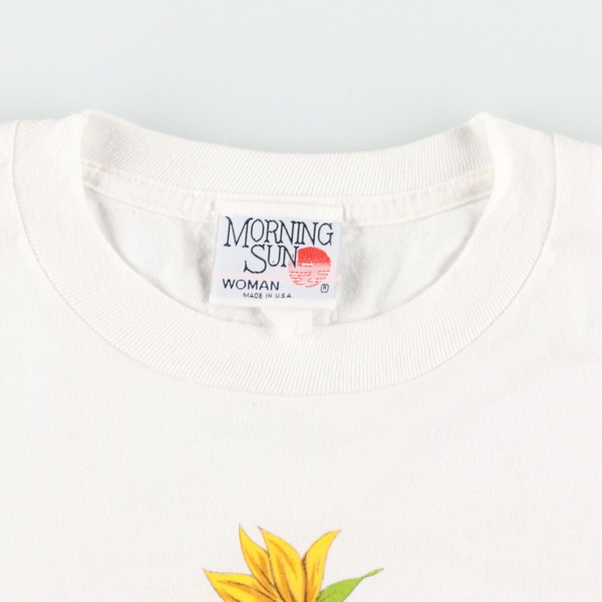 90年代 MORNING SUN ひまわり柄 プリントTシャツ USA製 メンズXXL