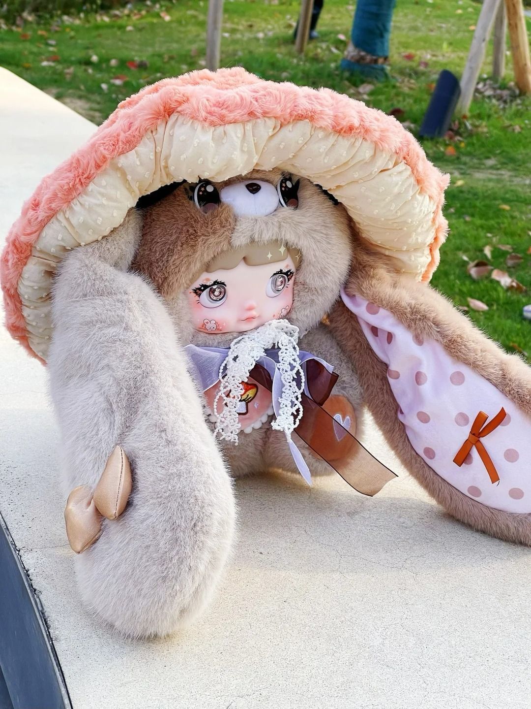 HiTOY Nommi キノコ帽 シリーズ 特大サイズ 400% ぬいぐるみ