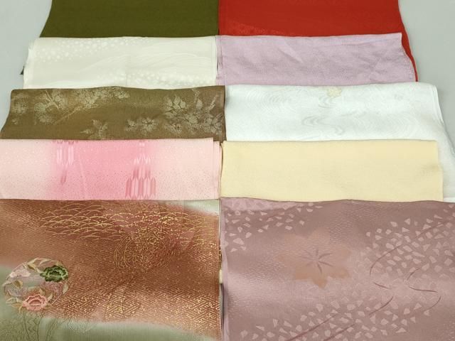 平和屋着物 和装小物 帯揚げ10枚 正絹 DAAV8184by