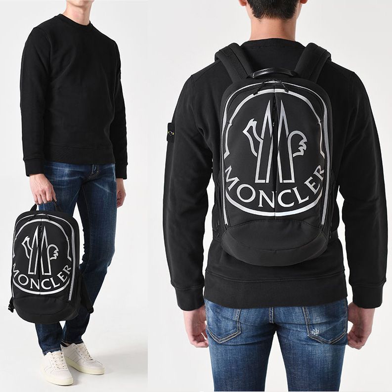 3 MONCLER モンクレール 5A00006 M1574 ブラック×シルバー