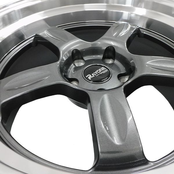 4本セット Rayone Racing 5008 18インチ 9.5J+10 5H PCD114.3 ガンメタリック アルミホイール - メルカリ