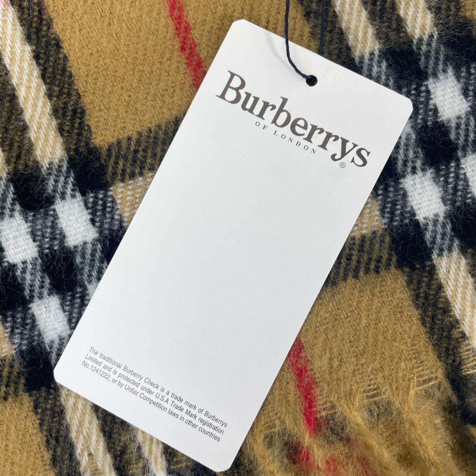 未使用 タグ付き Burberry London バーバリー ロンドン ラムウール100